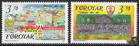 Färoeer Inseln Dänische Verwaltung Färöer 1991 ** - 125 Jahre Tórshavn -