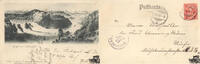 Deutschland Ansichtskarte Gruß vom Rheinfall -