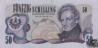 50 Schilling 1970 - 2.Republik, 2.Auflage -