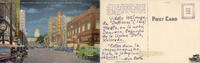Deutschland Ansichtskarte Sixteenth Street looking toward State Capitol -