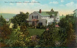 Deutschland Ansichtskarte Wm. S. Harts Residence Hollywood California -