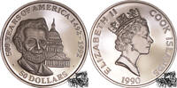 Cook-Inseln Neuseeländische Verwaltung 50 Dollar 50 Dollar 1991 - Abraham Lincoln, 500 Jahre Amerika, -