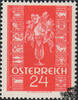 Österreich Österreich 1937 **, Gr. 24 - Glückwunschmarke -