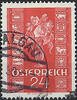 Österreich Österreich 1937 o, Gr. 24 - Glückwunschmarke -
