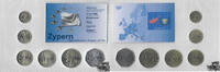 Zypern 0,01 - 0,50 Pfund KMS - Zypern -
