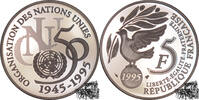 5 Francs 5 Francs 1995 - 50 Jahre Vereinte Nationen, PP -
