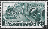 Italien Italien 1956 ** - 50. Jahrestag der Eröffnung des Simplon-Tunnels -