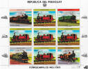 Paraguay Paraguay 1984 ** - Englische Lokomotiven -