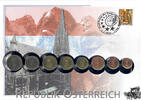 Österreich 3,88 Euro Numisbrief Österreich - Euro Kursmünzensatz -
