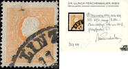 Österreich 1859 o - 2 Kreuzer - Freimarke, Kaiserkopf nach links, Type II. e, mit Attest: Dr. Ferchenbauer -