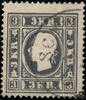 Österreich 1858 o - 3 Kreuzer - Freimarke, Kaiserkopf nach links, Type I az. -