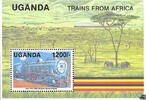 Uganda Uganda 1991 ** - Dampflokomotive 4-8-2 der Benguela Railway (1920) -