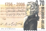 Belgien ** 2006 - 250. Geburtstag W. A. Mozart -