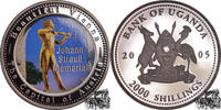 Uganda  2000 Shillings 2005 - Johann Strauss PP