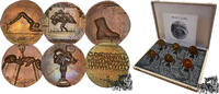 Bronze-Medaillen - Pinzgauer Zyklus 1977 - Helmut Zobl - im Originaletui -