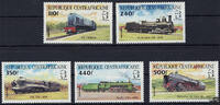 Zentralafrika 1984 ** - Lokomotiven -