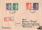 Deutschland Generalgouvernement - 2, 10, 16 und 80 Gr. 1941 auf Einschreibebrief als Mischfrankatur -