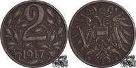 2 Heller 2 Heller 1917 Bindenschild -