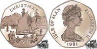 50 Pence 1981 Grossbritannien 50 Pence 1981 - Christmas PP