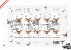 Österreich 2023 Klbg. FDC - 10 x € 1,20 - Schmetterling, Eriogaster catax -