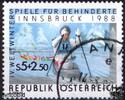 Österreich Österreich o 1988 - 5 S + 2,50 S - Weltwinterspiele für Behinderte -