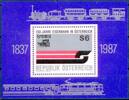 Österreich Österreich Block ** 1987 - 6 S - 150 Jahre Österreichische Eisenbahnen -