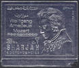 Vereinigte Arabische Emirate Sharjah 1970 ** - Wolfgang Amadeus Mozart, silber -