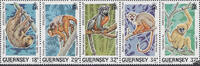 Guernsey Insel Guernsey 1989 ** - Tiere des tropischen Regenwaldes -