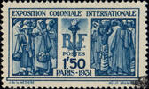 Frankreich Frankreich ** 1931 - 1,50 Franc - Internationale Kolonialausstellung, Paris -