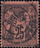 Frankreich Frankreich o 1877 - 25 Centimes - Freimarke: Allegorie -