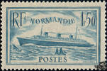 Frankreich Frankreich ** 1936 - 1,50 Franc - Erringung des Blauen Bandes durch die Normandie -
