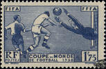 Frankreich Frankreich ** 1938 - 1,75 Franc - Fußball-Weltmeisterschaft -