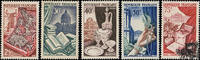 Frankreich Frankreich Satz ** 1954 - 220 Francs - Freimarken, Förderung der Exportindustrie -