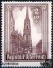 Österreich ** 1946 - Wiederaufbau des Stephansdomes 2+10 Schilling -