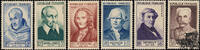 Frankreich Frankreich Satz ** 1953 - 103+27 Francs - Persönlichkeiten -