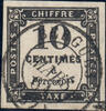 Frankreich Frankreich Portomarke o 1859 - 10 Centimes - Ziffernzeichnung -