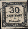 Frankreich Frankreich Portomarke o 1873 - 30 Centimes - Ziffernzeichnung -