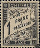 Frankreich Frankreich Portomarke * 1881 - 1 Franc - Neue Ziffernzeichnung -