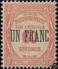 Frankreich Frankreich Portomarke * 1931 - 1 Franc auf 60 Centimes - Postauftragsmarke mit Aufdruck des neuen Wertes -