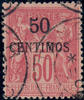 Frankreich Französische Post in Marokko o 1891 - 50 Centimos - Freimarken -