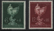 Deutschland o 1944 - 6+4/ 12+88 Pfg. Deutsche Goldschmiedekunst -