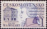 Tschechoslowakei ** 1991 - 200. Todestag W. A. Mozart -