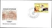 Zentralafrika FDC 1992 - 200. Todestag W. A. Mozart -