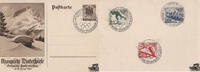 Österreich 3. Reich - Sonderpostkarte Olympische Winterspiele 1936 -