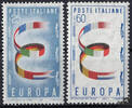 Italien Italien 1957 ** - EUROPA, Buchstabe „E“ -
