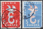Belgien Belgien 1958 o - EUROPA, Taube -