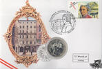 5 € Münze + 0,55 € Briefmarke Euro Numisbrief Österreich - Mozart in Salzburg -