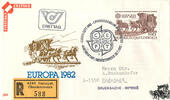 Österreich Österreich FDC 1982 - 6 S - Europa-CEPT 1982 - Reko -