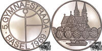 Schweiz Ag-Medaille 1969 - Basel, 5. Gymnaestrada - Schweiz -