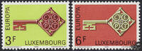 Luxemburg Luxemburg 1968 ** - EUROPA, Schlüssel -